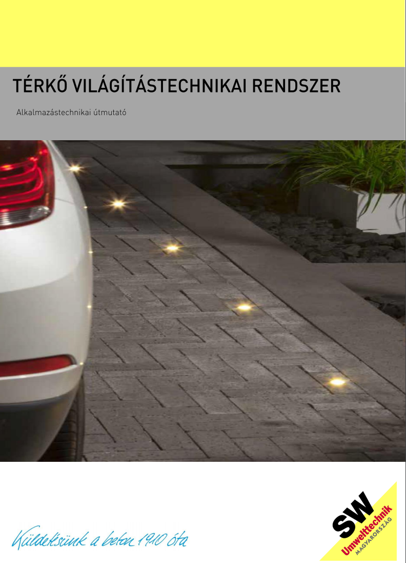Térkö világítástechnikai rendszer